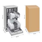 LAVAVAJILLAS QUADWASH LIBRE DE EMPOTRE LFDFD444